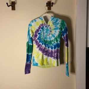 Tie dye light weight hoodie